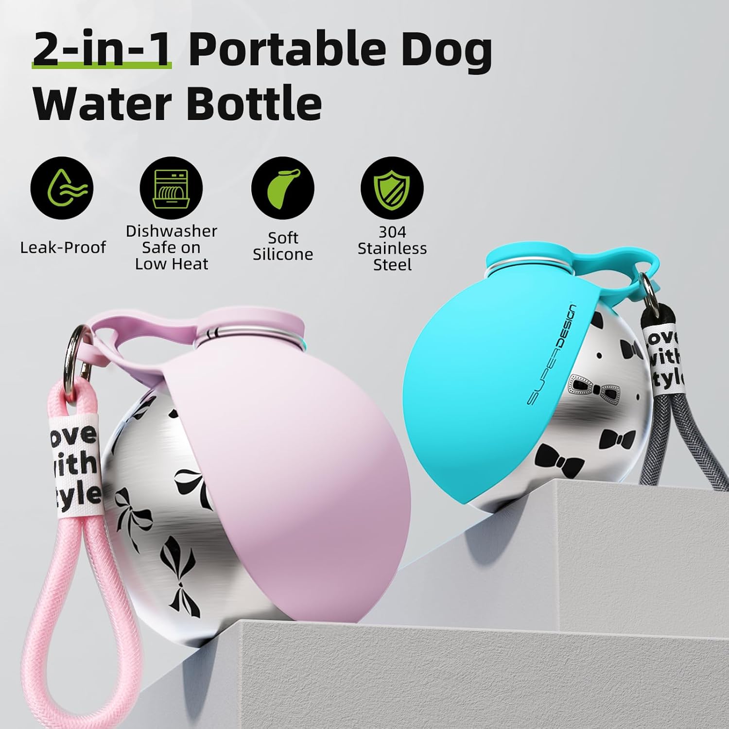 Compact Dog Travel Hydration Solution