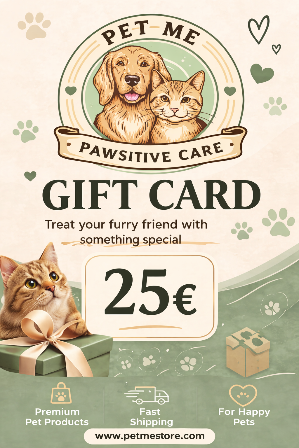 Pet Me Gift Card