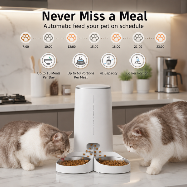 Smart Pet Feeder with WiFi Control