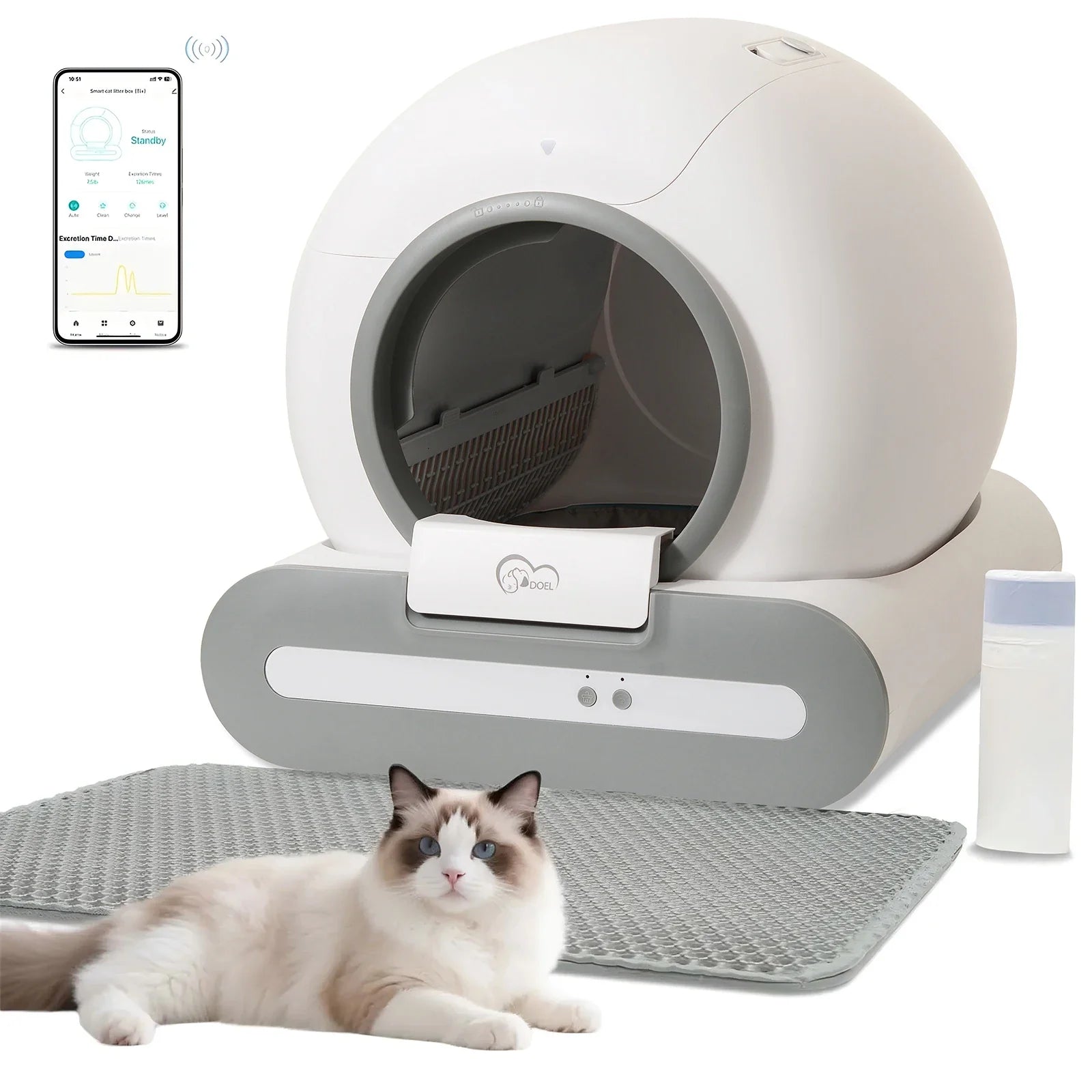 Smart Self Cleaning Litter Box Magic