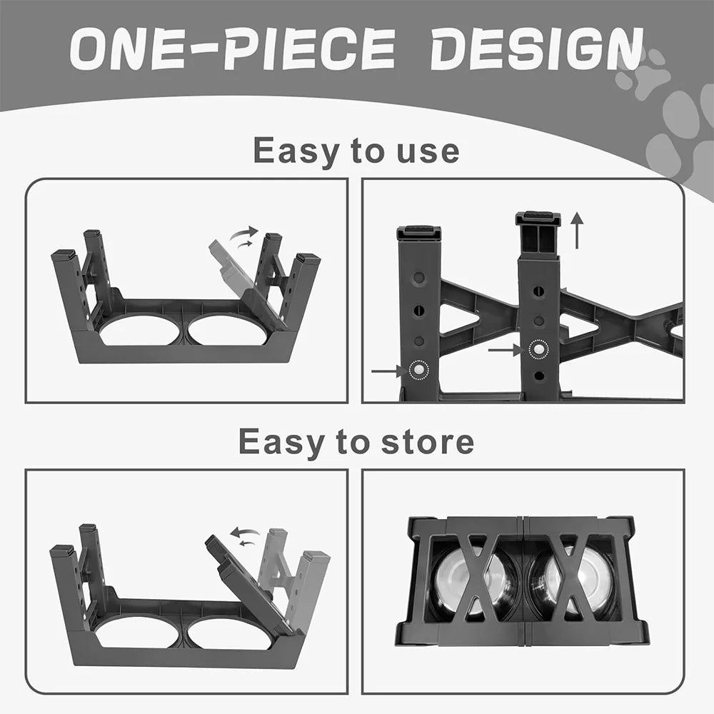 Adjustable Dog Feeding Station