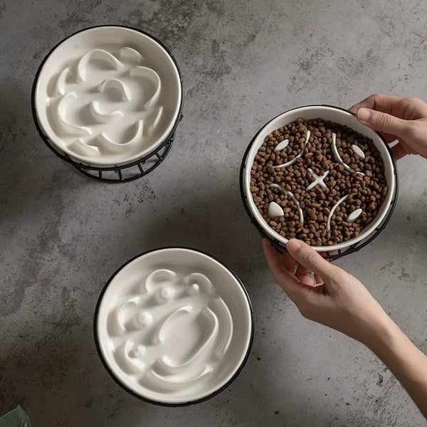 Elevated-Ceramic-Slow-Feeder-Bowl-for-Dogs-Cats-Anti-Choking-Maze-Bowl-with-Iron-Stand-Non.jpg