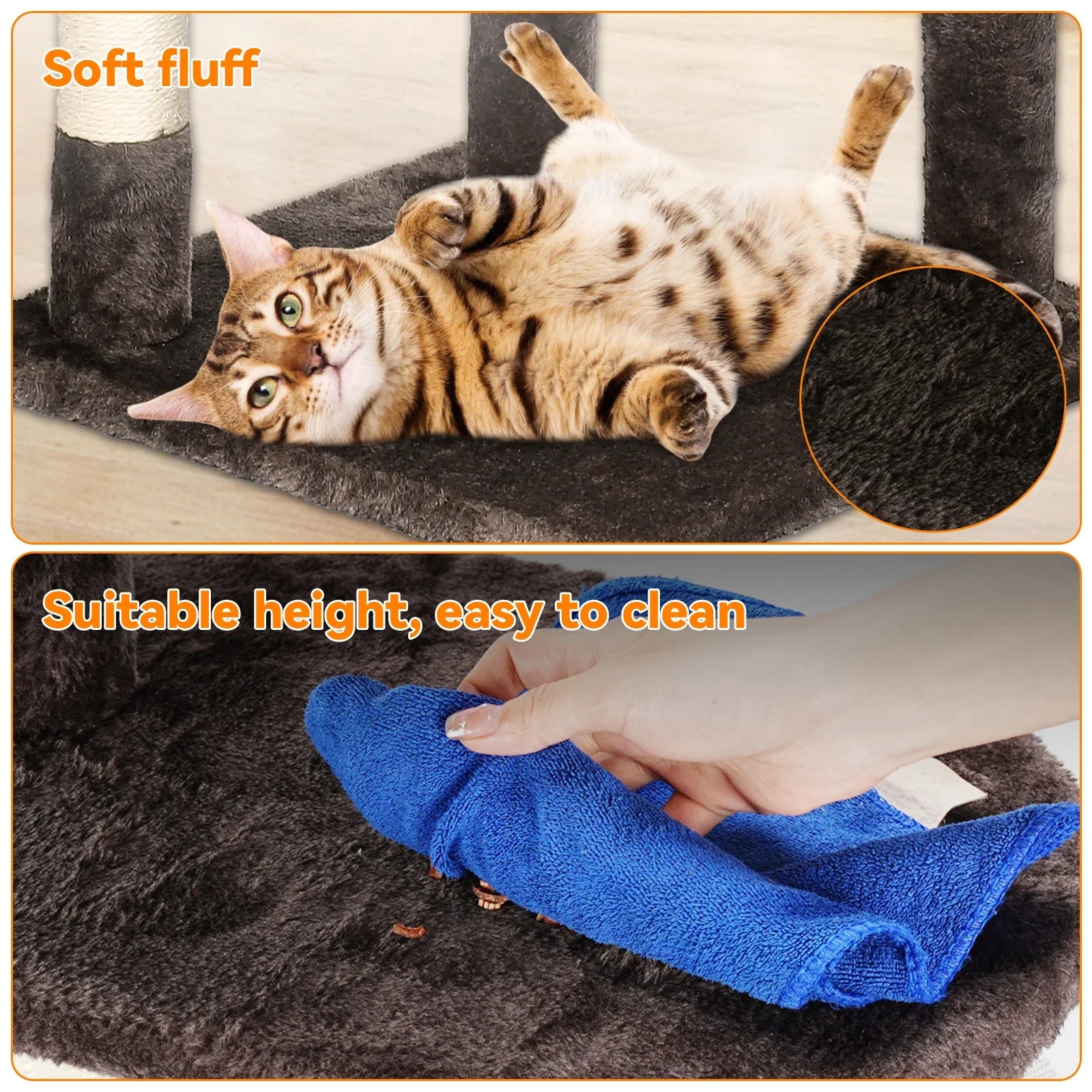 Cozy Climb Cat Castle 112cm Hight