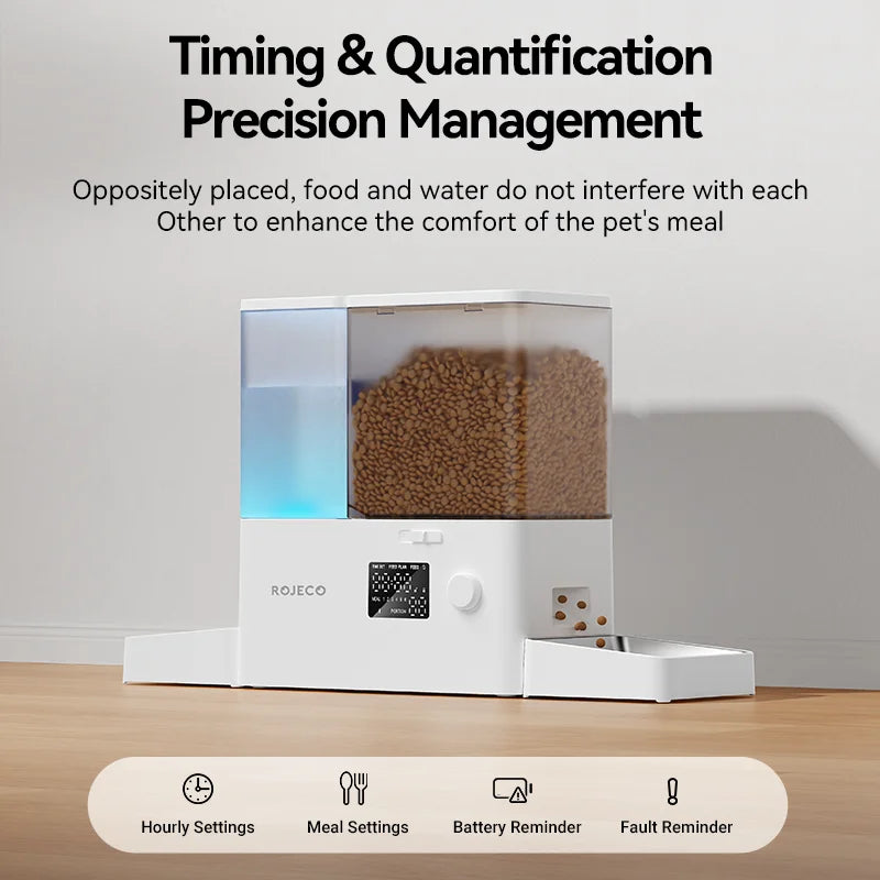 Smart Pet Feeder & Waterer Combo Rojeco
