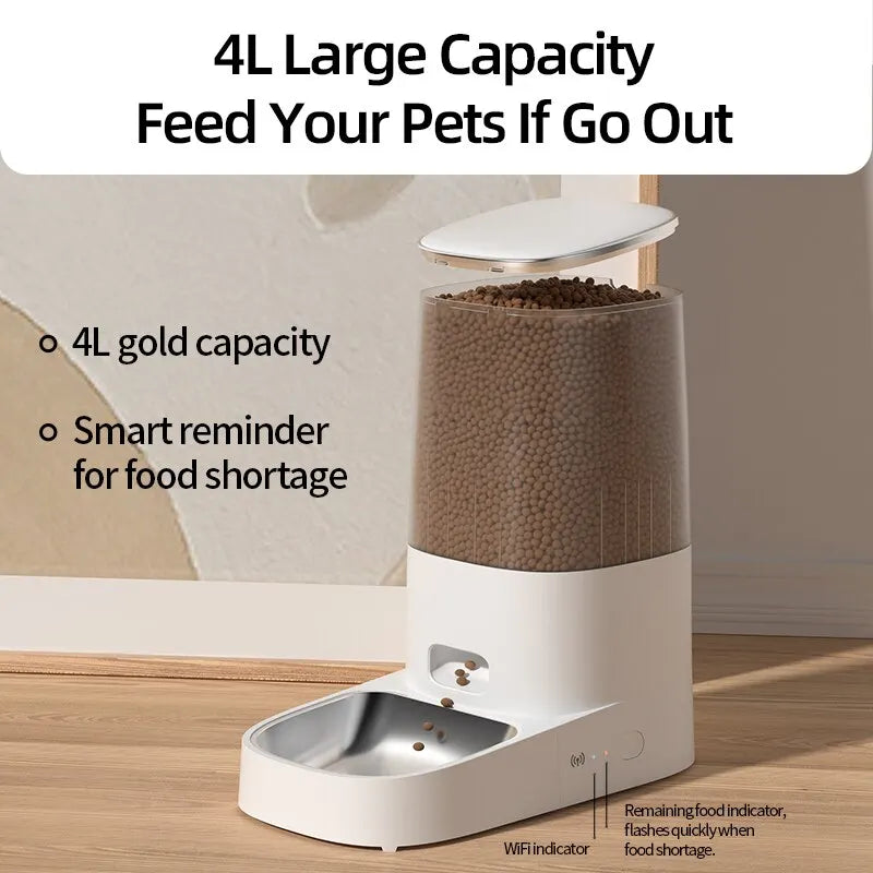 Smart Pet Feeder with WiFi Control