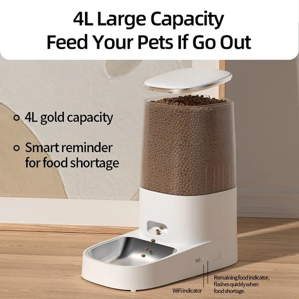 Smart Pet Feeder with WiFi Control