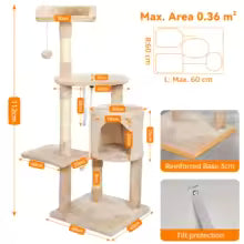 Cozy Climb Cat Castle 112cm Hight