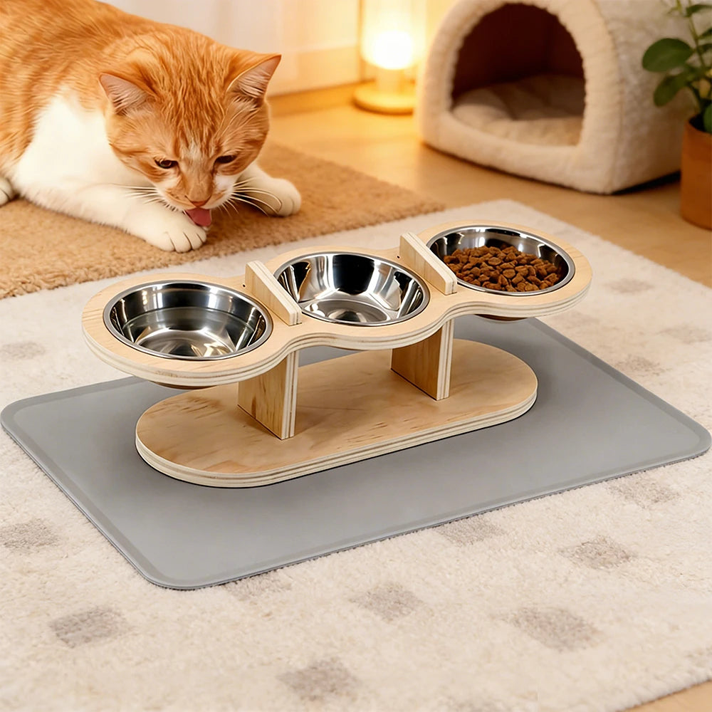 3-in-1 Elevated Pet Bowl