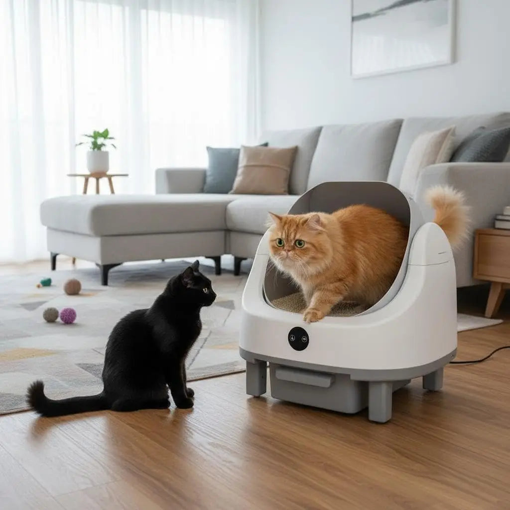 Smart Self Cleaning Cat Litter Box