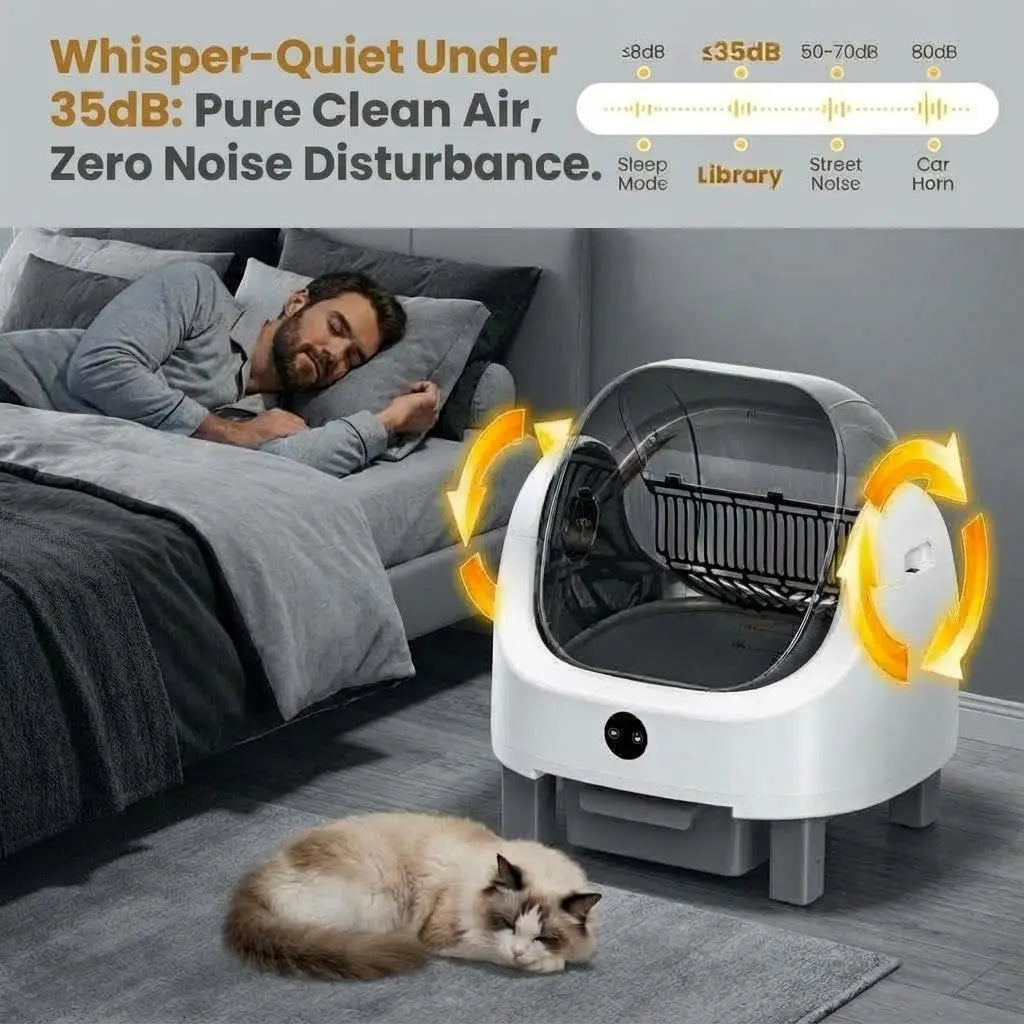 Smart Self Cleaning Cat Litter Box